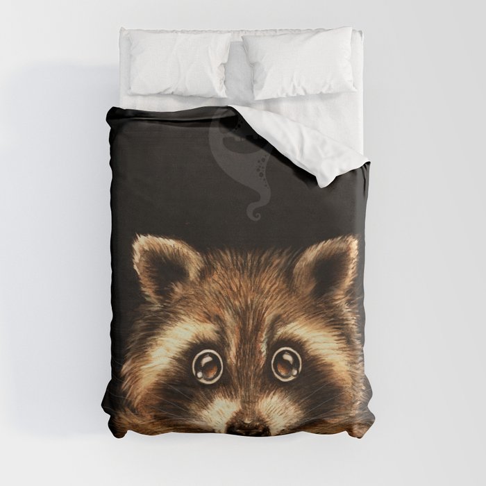 Behind you Duvet Cover