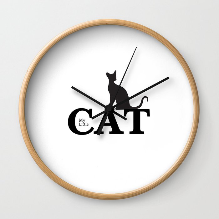 cat Wall Clock