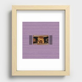 The monkey made me do it. Recessed Framed Print
