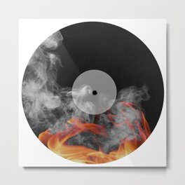 vinyl record Metal Print