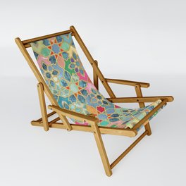 Gilt & Glory - Colorful Moroccan Mosaic Sling Chair