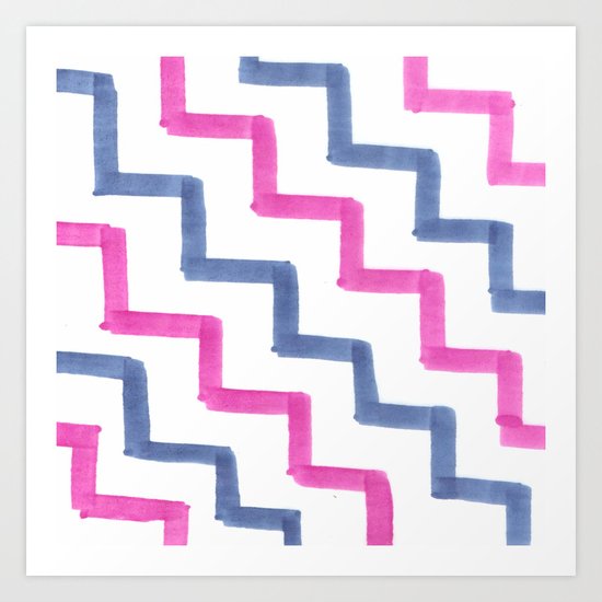 Missoni Stairs Art Print