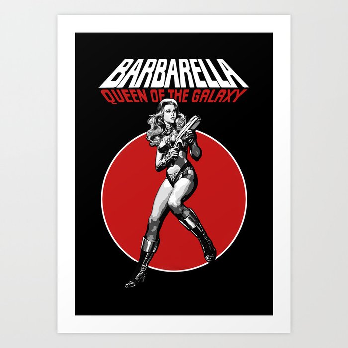 Barbarella - Queen of the Galaxy Art Print
