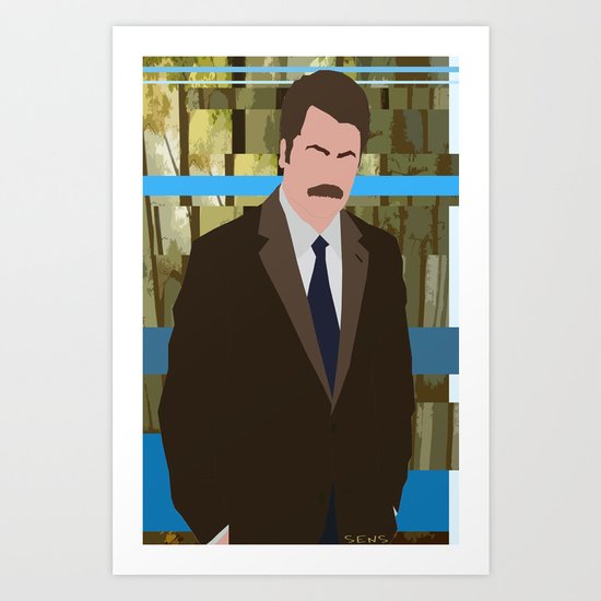 The Swanson Art Print