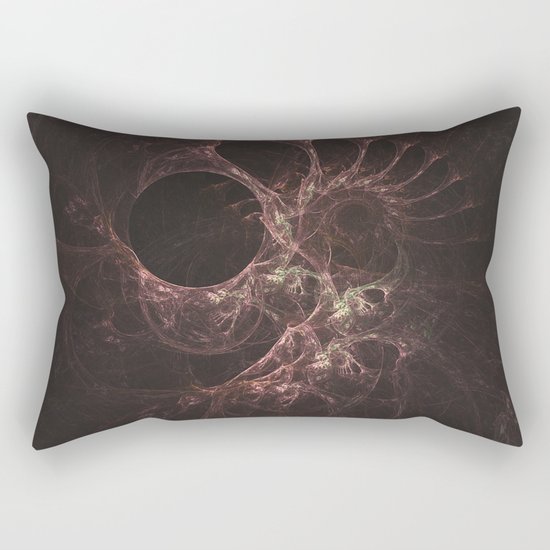 Bones Fractal Rectangular Pillow