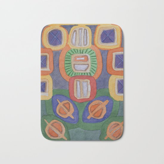 Lying Robot Bath Mat