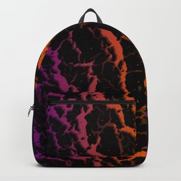 Cracked Space Lava - Purple/Orange Backpack