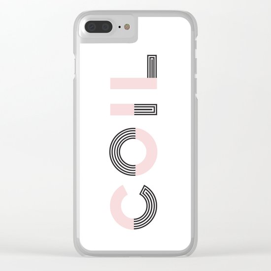 COIL Clear iPhone Case