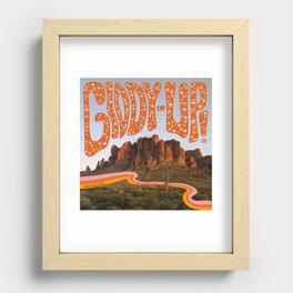 Giddy-Up Recessed Framed Print