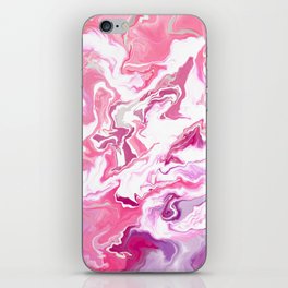 Petals of Femininity - Melted Marble Swirl in Pink iPhone Skin