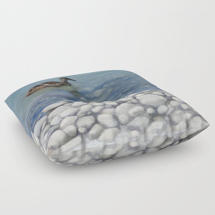 Clear water Floor Pillow