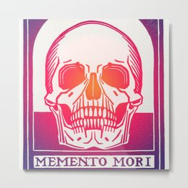 Memento mori (1916) by Julie de Graag (1877-1924). Orange Red Purple Metal Print