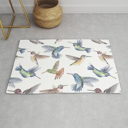 Hummingbirds Area & Throw Rug