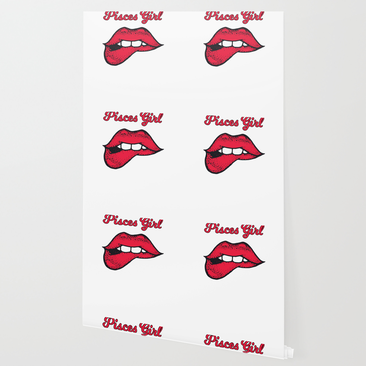 Pisces Girl Mouth I Can T Control Birthday Design Wallpaper By Zippythread Society6