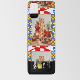 Italian,Sicilian art,majolica,tiles,baroque art Android Card Case