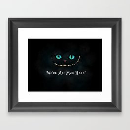 Cheshire cat Framed Art Print