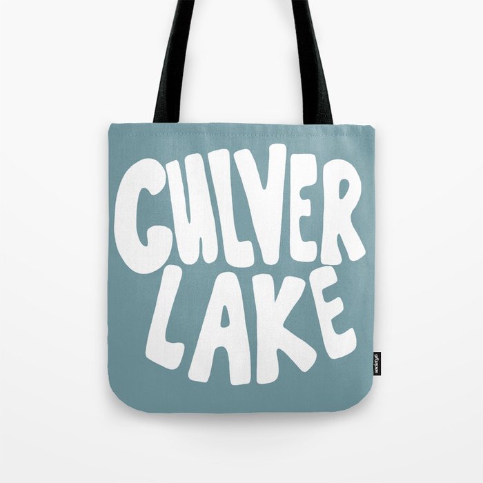 Culver Lake / Dusty Blue Tote Bag