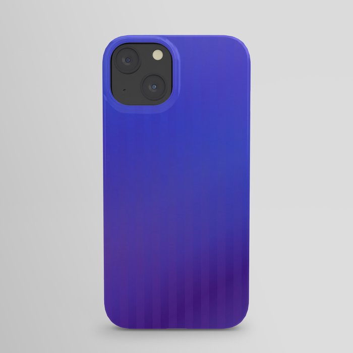 Geometric abstract purple violet blue gradient iPhone Case