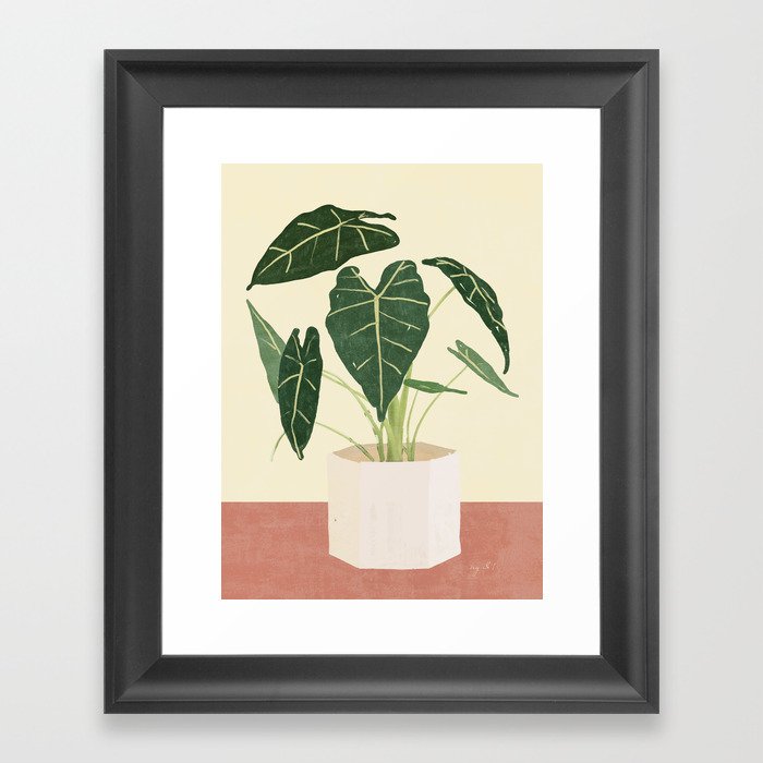 potted plant Framed Art Print