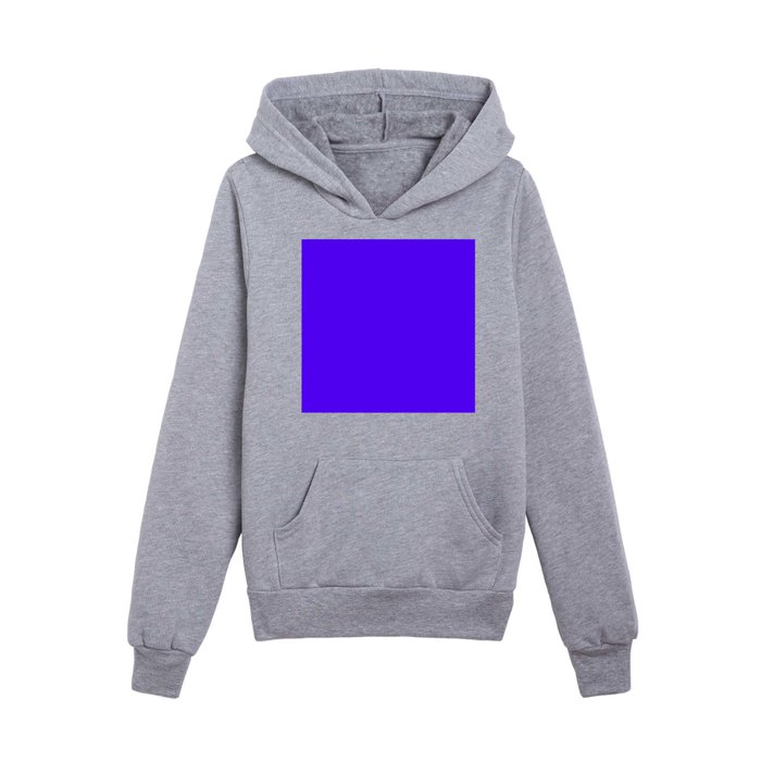 Monochrom 6 blue Kids Pullover Hoodie