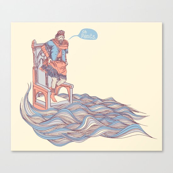 Canute. Canvas Print