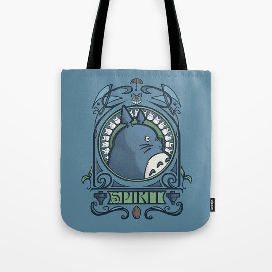 Forest Spirit Nouveau Tote Bag