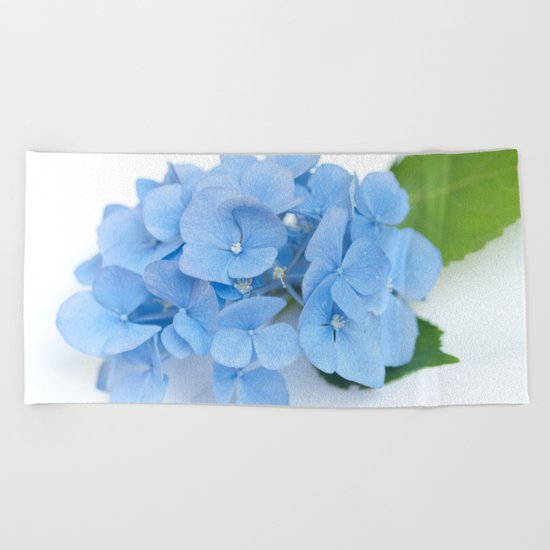Blue Hydrangeas #1 #decor #art #society6 Beach Towel