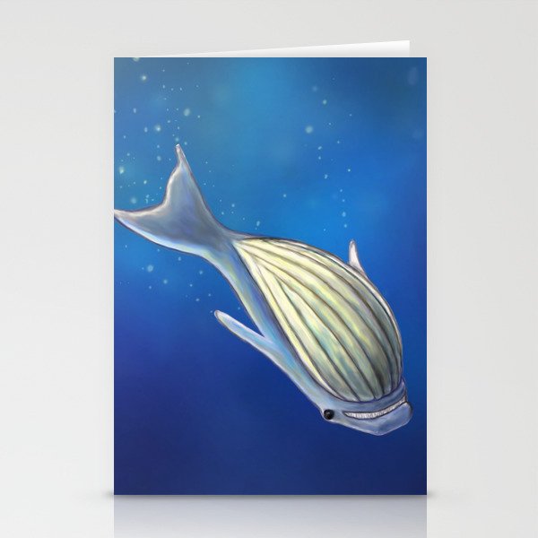 Happy humpback whale Stationery Cards