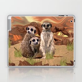 Three Meerly Meerkats  Laptop & iPad Skin