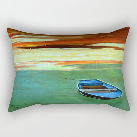 End of the day Rectangular Pillow