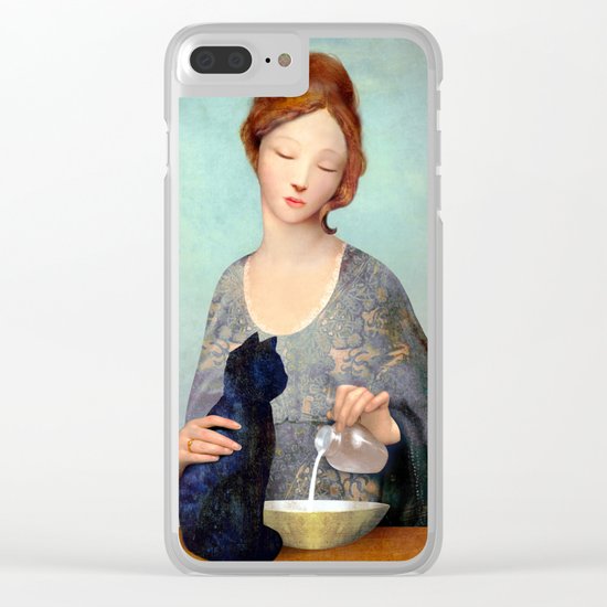 The Black Cat Clear iPhone Case