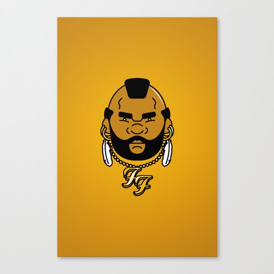 foo' fighter. Canvas Print