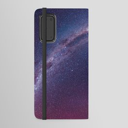 Purple Galaxy Android Wallet Case