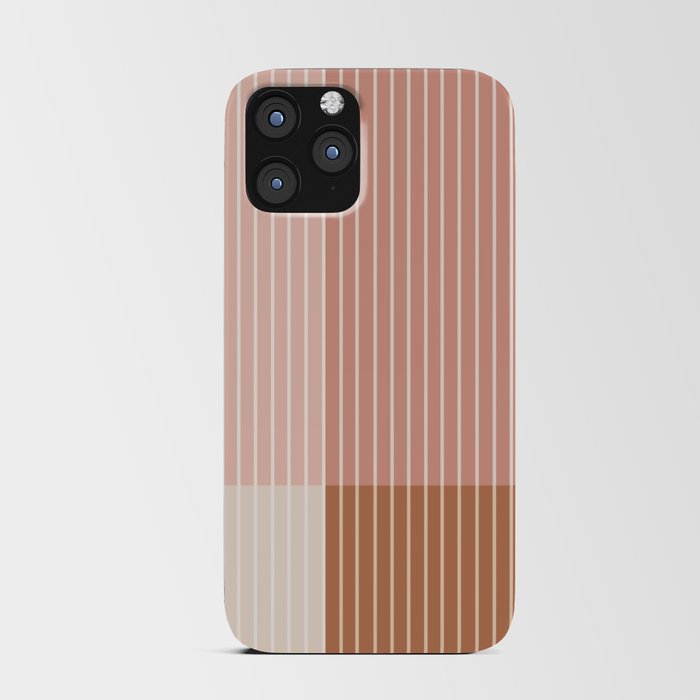 Color Block Line Abstract XVI iPhone Card Case