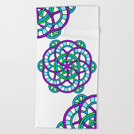 Celtic | Colorful | Mandala Beach Towel