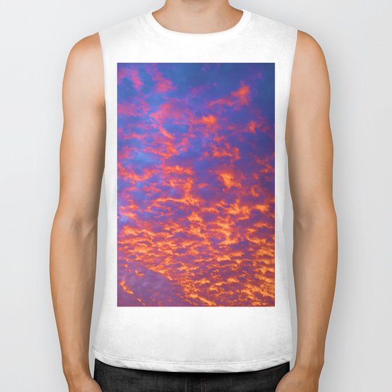 Coral Sky Biker Tank