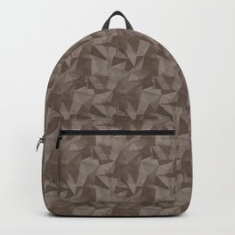 Abstract Geometrical Triangle Patterns 2 Benjamin Moore 2019 Trending color Mustang Brown 2111-30 Backpack