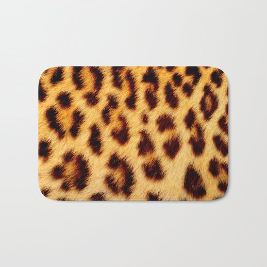 Leopard skin pattern Bath Mat