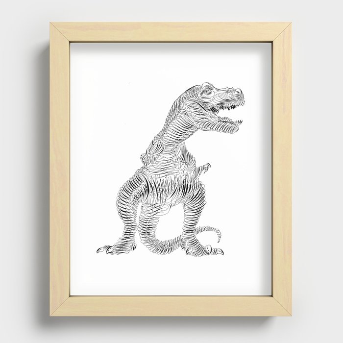 Jurassick! Recessed Framed Print