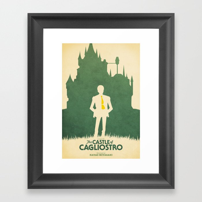 Lupin III: The Castle of Cagliostro Retro Movie Poster Framed Art Print