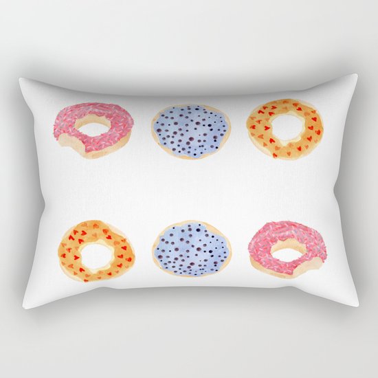 doughnut selection Rectangular Pillow