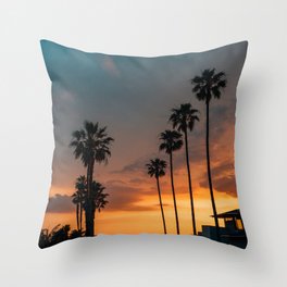 Windansea Sunset 01 Throw Pillow