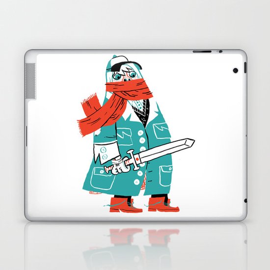 Creepy Scarf Guy Laptop & iPad Skin