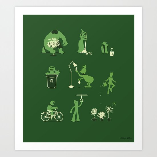 Going Green Art Print
