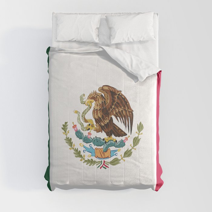 Mexico flag emblem Comforter