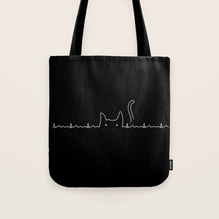 There is a cat in my heart Tote Bag by Tobe Fonseca Society6