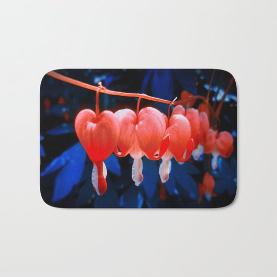 Garden Hearts Bath Mat