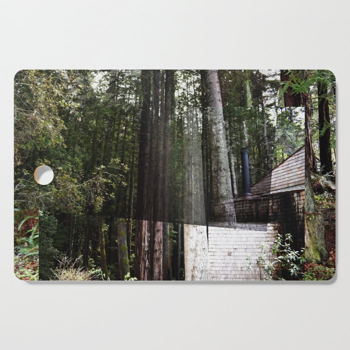 Cabin In The Woods Cutting Board By Eugeniacatroppa Society6
