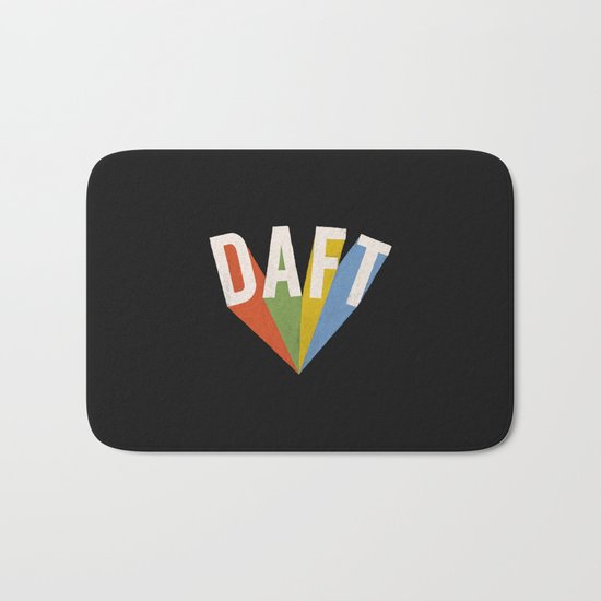 Letters : Daft II Bath Mat