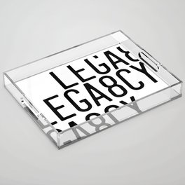 LEGA8CY BLK Acrylic Tray